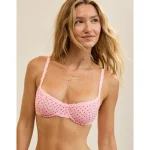 Show Off Vintage Lace Unlined Balconette Bra - Club Pink