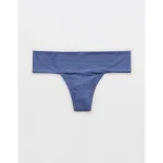 SMOOTHEZ Everyday Thong Underwear - Marbled Blue