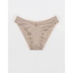 SMOOTHEZ Microfiber Lace Bikini Underwear - Stone Harbor