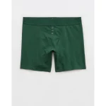 Superchill Cotton High Waisted Boxer Underwear - Rugged Green