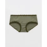 Superchill Cotton Lace Boybrief Underwear - Olive Fun